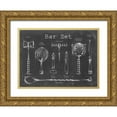thumbnail image 1 of Harper, Ethan 14x11 Gold Ornate Wood Framed with Double Matting Museum Art Print Titled - Bar Set, 1 of 4