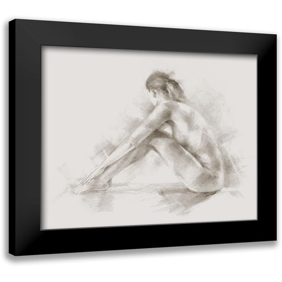 Harper, Ethan 14x12 Black Modern Framed Museum Art Print Titled - Form Study II