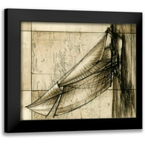 Harper, Ethan 14x12 Black Modern Framed Museum Art Print Titled - Tradewinds II