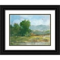 thumbnail image 1 of Harper, Ethan 14x12 Black Ornate Wood Framed with Double Matting Museum Art Print Titled - Mountain Backdrop II, 1 of 4