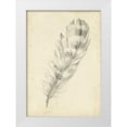 thumbnail image 1 of Harper, Ethan 14x18 White Modern Wood Framed Museum Art Print Titled - Feather Sketch II, 1 of 4