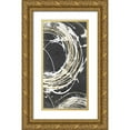 thumbnail image 1 of Harper, Ethan 14x24 Gold Ornate Wood Framed with Double Matting Museum Art Print Titled - Gilded Circle Back II, 1 of 4