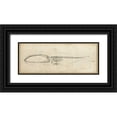 thumbnail image 1 of Harper, Ethan 14x8 Black Ornate Wood Framed with Double Matting Museum Art Print Titled - Whale Study I, 1 of 4