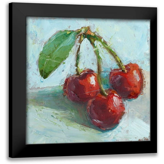 Harper, Ethan 15x15 Black Modern Framed Museum Art Print Titled - Impressionist Fruit Study IV