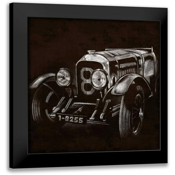 Harper, Ethan 15x15 Black Modern Framed Museum Art Print Titled - Vintage Grand Prix II