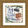 thumbnail image 1 of Harper, Ethan 15x15 Gold Ornate Wood Framed with Double Matting Museum Art Print Titled - Christmas Par Avion II, 1 of 4