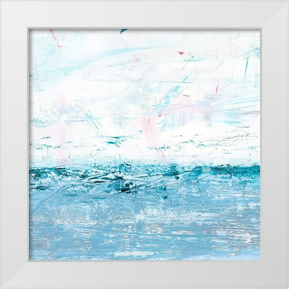 Harper, Ethan 15x15 White Modern Wood Framed Museum Art Print Titled - Shimmering Sea Horizon II