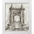 thumbnail image 1 of Harper, Ethan 15x17 White Modern Wood Framed Museum Art Print Titled - Bridge Crossing II, 1 of 4