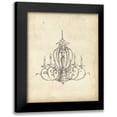 thumbnail image 1 of Harper, Ethan 15x18 Black Modern Framed Museum Art Print Titled - Classical Chandelier I, 1 of 5