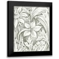 thumbnail image 1 of Harper, Ethan 15x18 Black Modern Framed Museum Art Print Titled - Floral Pattern Sketch III, 1 of 5