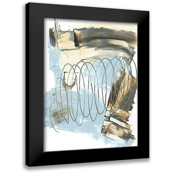 Harper, Ethan 15x18 Black Modern Framed Museum Art Print Titled - Uncoiled II
