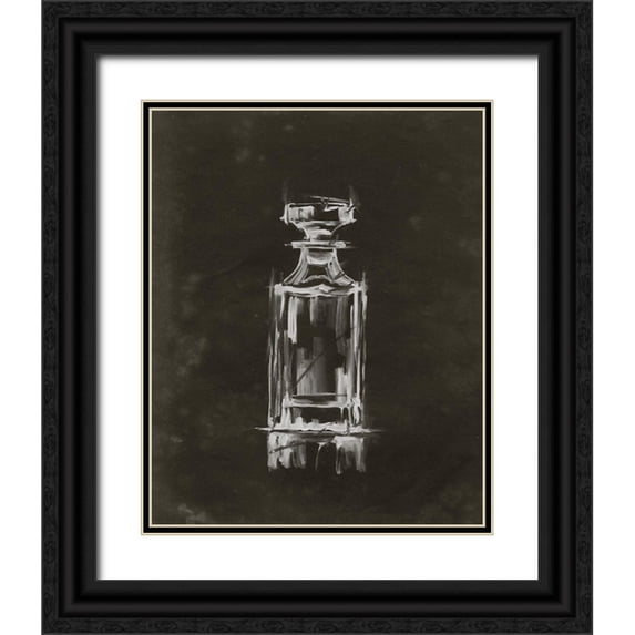 Harper, Ethan 15x18 Black Ornate Wood Framed with Double Matting Museum Art Print Titled - Crystal Barware III