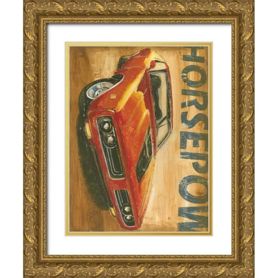 Harper, Ethan 15x18 Gold Ornate Wood Framed with Double Matting Museum Art Print Titled - Vintage Muscle I