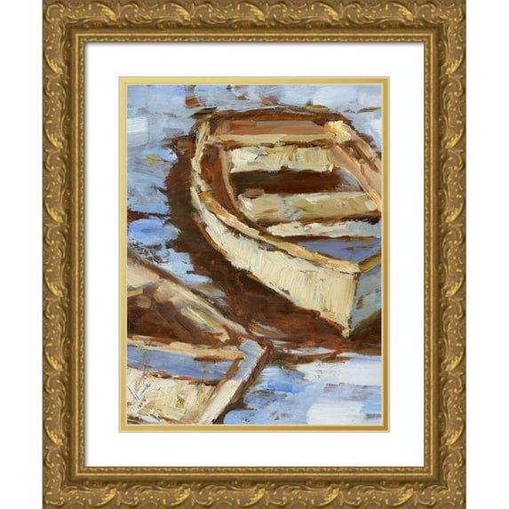 Harper, Ethan 15x18 Gold Ornate Wood Framed with Double Matting Museum Art Print Titled - Warm Light I