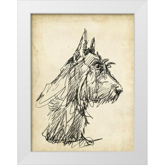 Harper, Ethan 15x18 White Modern Wood Framed Museum Art Print Titled - Breed Studies I