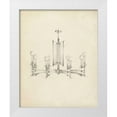 thumbnail image 1 of Harper, Ethan 15x18 White Modern Wood Framed Museum Art Print Titled - Mid Century Chandelier IV, 1 of 4