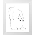 thumbnail image 1 of Harper, Ethan 15x18 White Modern Wood Framed Museum Art Print Titled - Seated Figure Pose I, 1 of 4