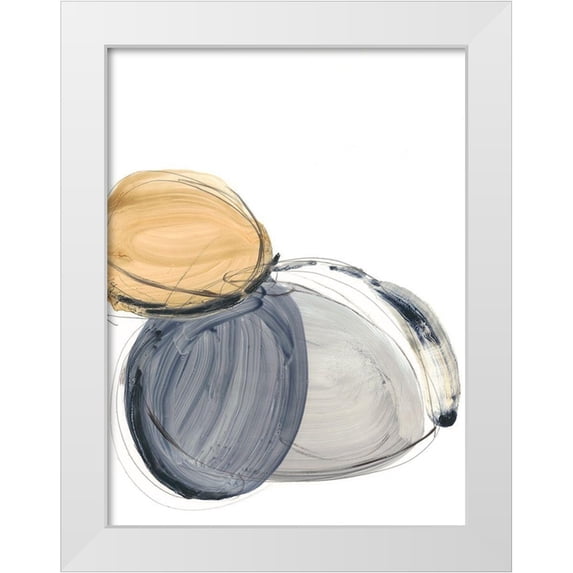 Harper, Ethan 15x18 White Modern Wood Framed Museum Art Print Titled - Sienna and Slate II