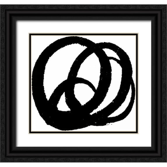 Harper, Ethan 16x15 Black Ornate Wood Framed with Double Matting Museum Art Print Titled - Kinetic III