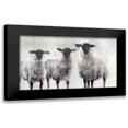 thumbnail image 1 of Harper, Ethan 18x12 Black Modern Framed Museum Art Print Titled - Rustic Sheep I, 1 of 5