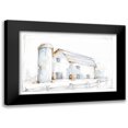 thumbnail image 1 of Harper, Ethan 18x13 Black Modern Framed Museum Art Print Titled - Barnyard Pencil Sketch II, 1 of 5