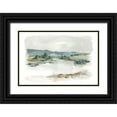 thumbnail image 1 of Harper, Ethan 18x13 Black Ornate Wood Framed with Double Matting Museum Art Print Titled - Overcast Lake Study I, 1 of 4