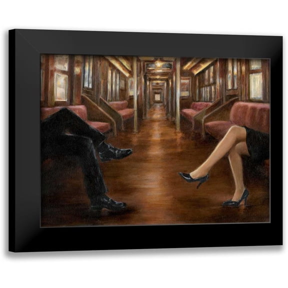 Harper, Ethan 18x14 Black Modern Framed Museum Art Print Titled - Last Stop