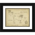 thumbnail image 1 of Harper, Ethan 18x15 Black Ornate Wood Framed with Double Matting Museum Art Print Titled - Antique Pug (ASH), 1 of 4