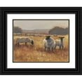 thumbnail image 1 of Harper, Ethan 18x15 Black Ornate Wood Framed with Double Matting Museum Art Print Titled - Grazing at Sunset II, 1 of 4