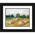thumbnail image 1 of Harper, Ethan 18x15 Black Ornate Wood Framed with Double Matting Museum Art Print Titled - Hay Field I, 1 of 4