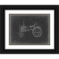 thumbnail image 1 of Harper, Ethan 18x15 Black Ornate Wood Framed with Double Matting Museum Art Print Titled - Tractor Blueprint III, 1 of 4