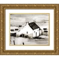 thumbnail image 1 of Harper, Ethan 18x15 Gold Ornate Wood Framed with Double Matting Museum Art Print Titled - English Farmhouse II, 1 of 4