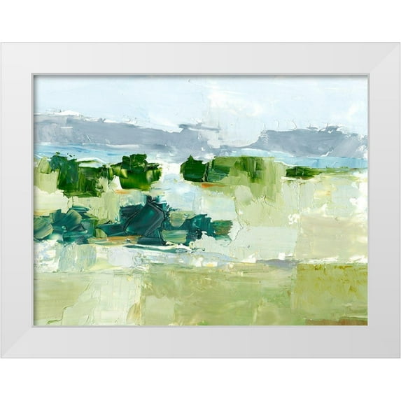 Harper, Ethan 18x15 White Modern Wood Framed Museum Art Print Titled - Warm Spring II