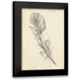 thumbnail image 1 of Harper, Ethan 18x24 Black Modern Framed Museum Art Print Titled - Feather Sketch I, 1 of 5