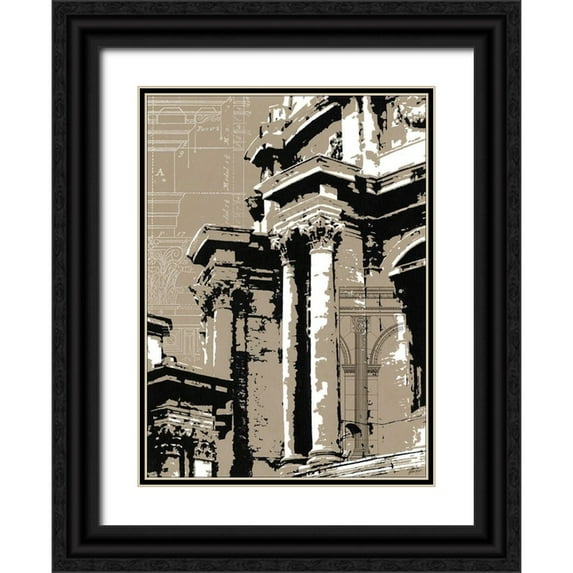 Harper, Ethan 19x24 Black Ornate Wood Framed with Double Matting Museum Art Print Titled - Aesthetic Design I