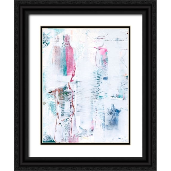 Harper, Ethan 19x24 Black Ornate Wood Framed with Double Matting Museum Art Print Titled - Magneta Coral II
