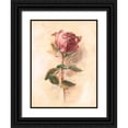 thumbnail image 1 of Harper, Ethan 19x24 Black Ornate Wood Framed with Double Matting Museum Art Print Titled - Painterly Rose Study I, 1 of 4