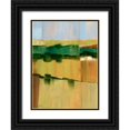 thumbnail image 1 of Harper, Ethan 19x24 Black Ornate Wood Framed with Double Matting Museum Art Print Titled - Pasture Abstract I, 1 of 4