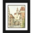 thumbnail image 1 of Harper, Ethan 19x24 Black Ornate Wood Framed with Double Matting Museum Art Print Titled - Sketches of Downtown VI, 1 of 4