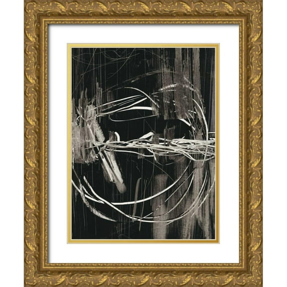 Harper, Ethan 19x24 Gold Ornate Wood Framed with Double Matting Museum Art Print Titled - Electrical Arc II