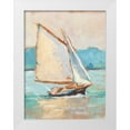 thumbnail image 1 of Harper, Ethan 19x24 White Modern Wood Framed Museum Art Print Titled - Contemporary Yacht II, 1 of 4