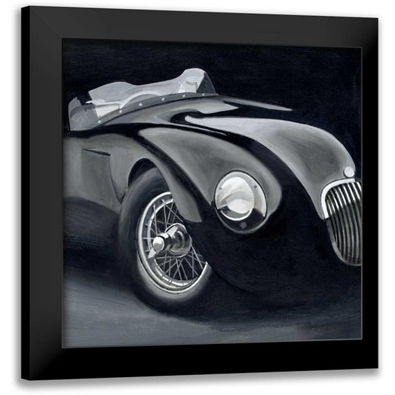 Harper, Ethan 20x20 Black Modern Framed Museum Art Print Titled - Black and Chrome I