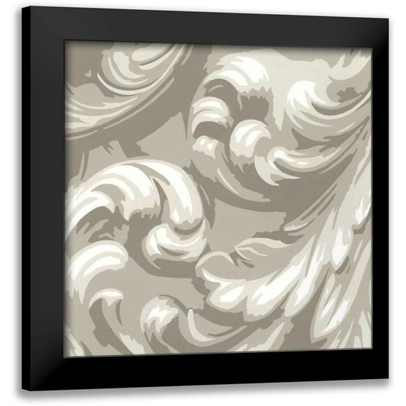 Harper, Ethan 20x20 Black Modern Framed Museum Art Print Titled - Decorative Relief III