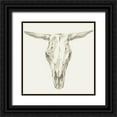 thumbnail image 1 of Harper, Ethan 20x20 Black Ornate Wood Framed with Double Matting Museum Art Print Titled - Custom Western Skull Mount II (ASH), 1 of 4