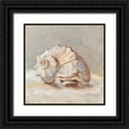 thumbnail image 1 of Harper, Ethan 20x20 Black Ornate Wood Framed with Double Matting Museum Art Print Titled - Impressionist Shell Study II, 1 of 4