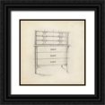 thumbnail image 1 of Harper, Ethan 20x20 Black Ornate Wood Framed with Double Matting Museum Art Print Titled - Mid Century Furniture Design VII, 1 of 4