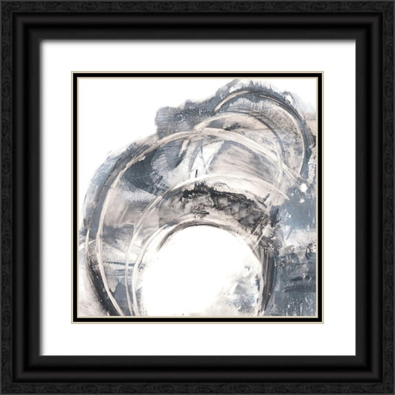 Harper, Ethan 20x20 Black Ornate Wood Framed with Double Matting Museum Art Print Titled - Ring Cluster I