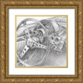 thumbnail image 1 of Harper, Ethan 20x20 Gold Ornate Wood Framed with Double Matting Museum Art Print Titled - Behind the Wheel II, 1 of 4