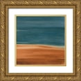thumbnail image 1 of Harper, Ethan 20x20 Gold Ornate Wood Framed with Double Matting Museum Art Print Titled - Coastal Vista IX, 1 of 4