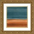 thumbnail image 1 of Harper, Ethan 20x20 Gold Ornate Wood Framed with Double Matting Museum Art Print Titled - Coastal Vista VII, 1 of 4